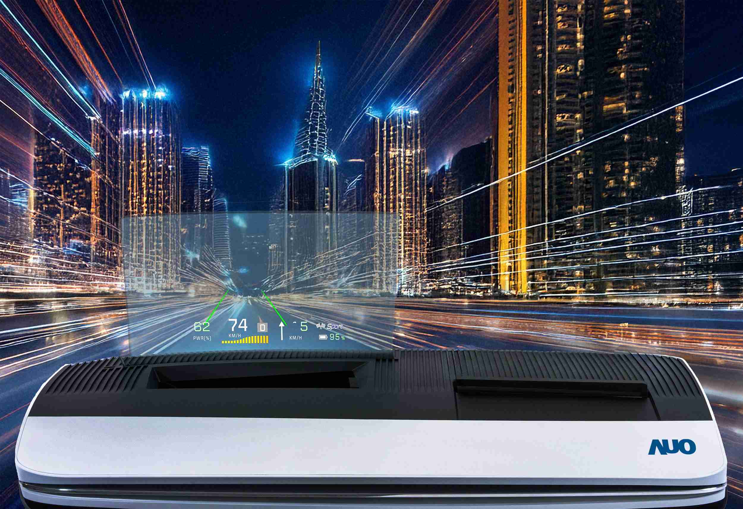 杏悦2推出13吋Micro LED抬头显示器，，，，提供高入眼亮度、、高色彩饱和度的显示质量，，在阳光下或黑暗中都清晰可见，，并利用Micro LED模块体积小的优势，，，解决车用空间有限的痛点